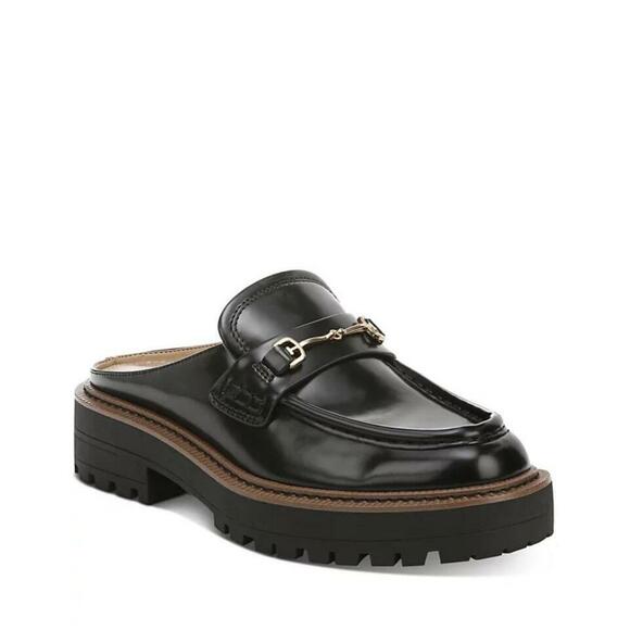 Sam Edelman Shoes - Sam Edelman Women's Black Lennon Lug Sole Mules 6 1/2 Like New